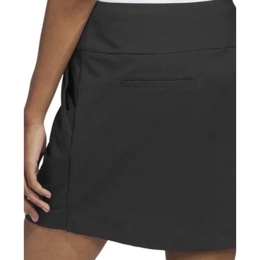adidas Women’s 2XL Black Golf Tennis Skort Pull On Stretch Pockets NWT - Picture 5 of 5